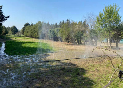 Ecurie de la Baronnerie Lamanon Provence irrigation